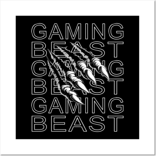 Gaming beast Posters and Art